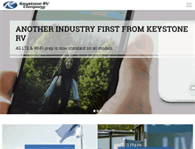 Tablet Screenshot of keystonerv.com